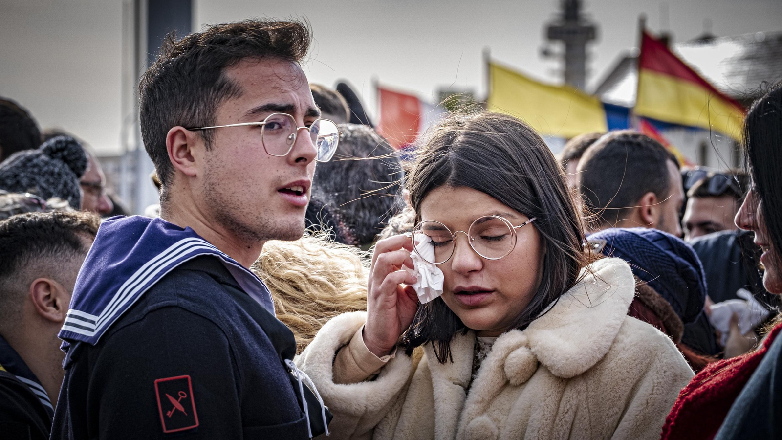 Salida del buque escuela J. S. de Elcano de los muelles de Cádiz para emprender su XCVI Crucero de Instrucción