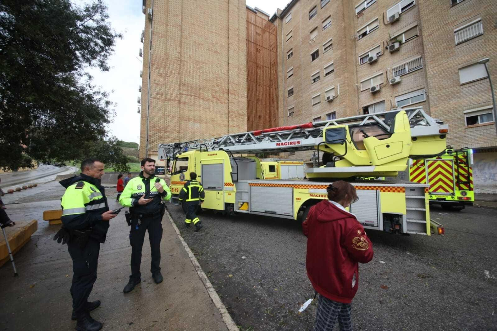 Susto en un bloque de pisos del MOPU