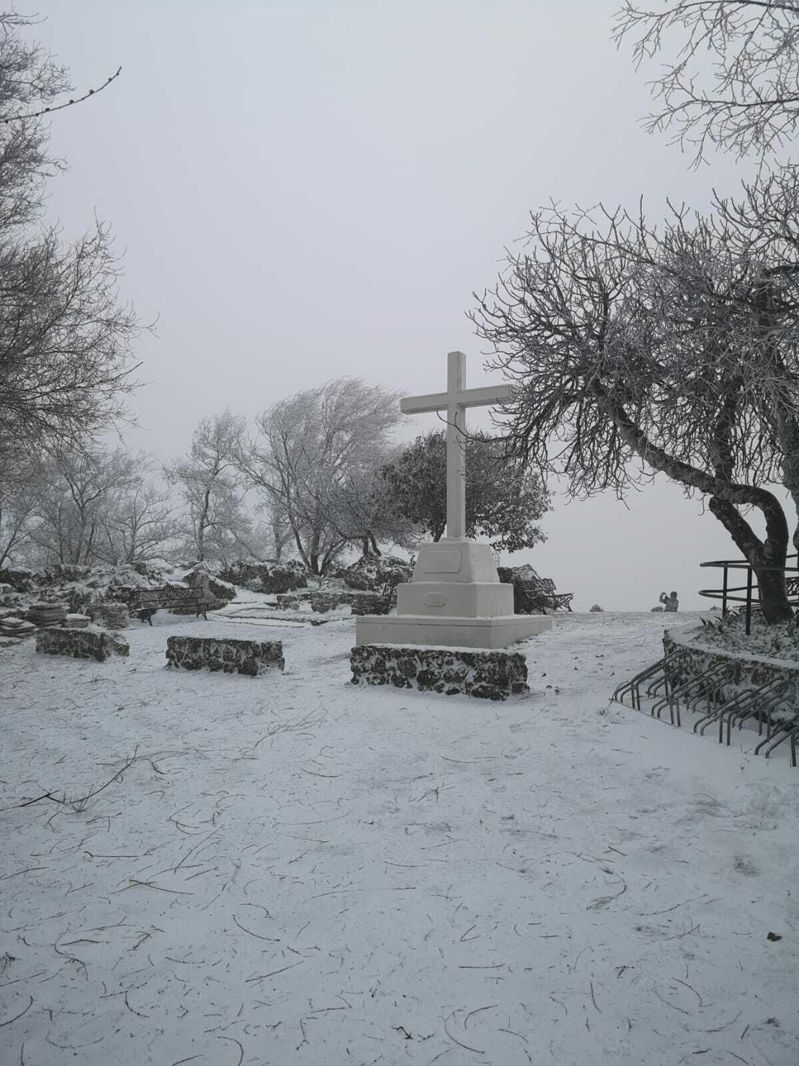Las primeras nieves de la provincia de Córdoba, en fotos