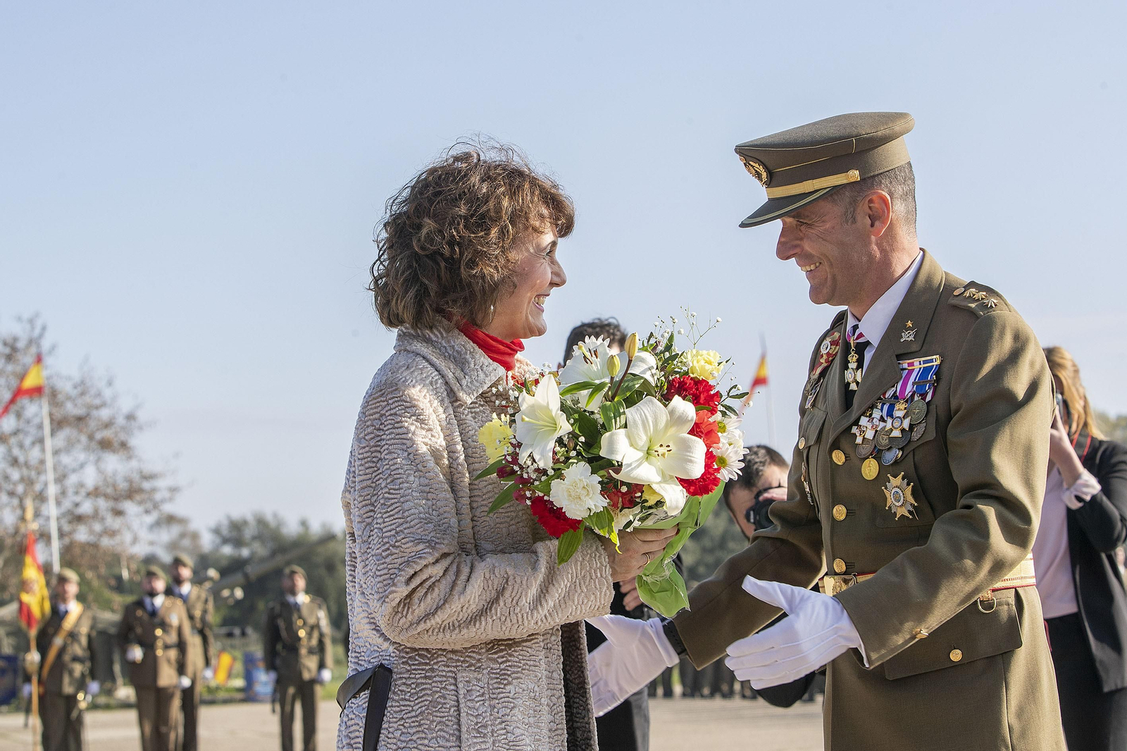 Imágenes de la jura de bandera en Camposoto