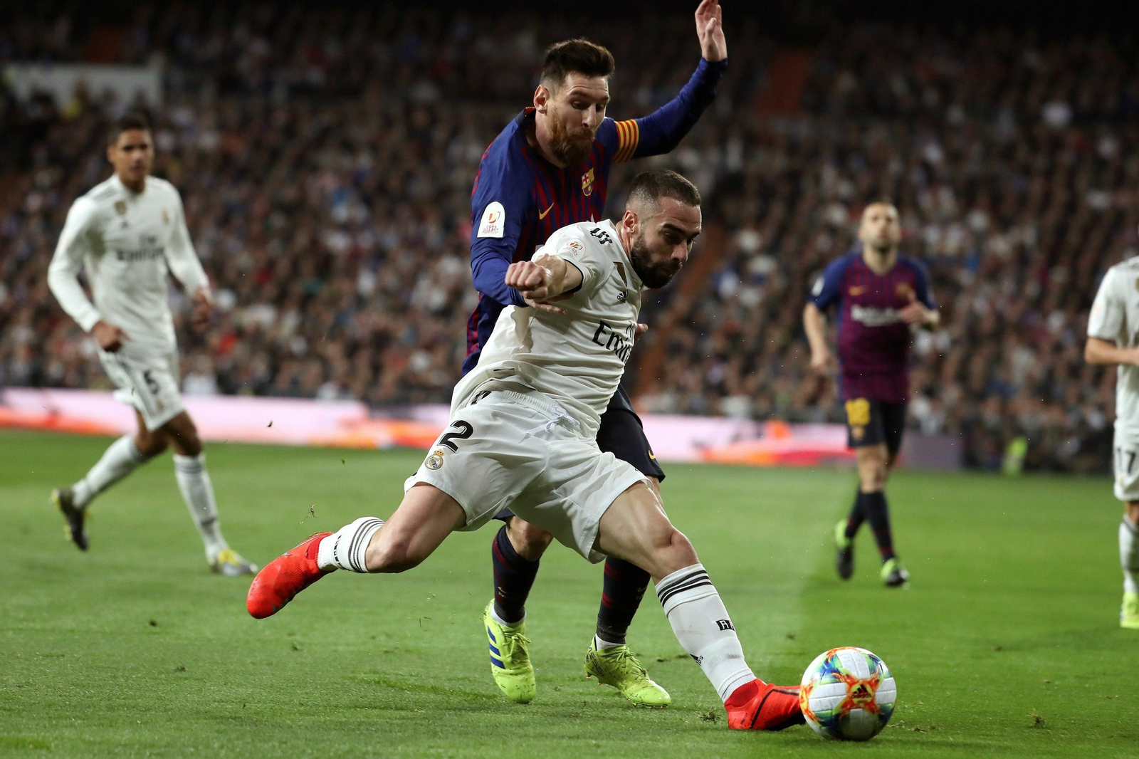 La vuelta del Real Madrid-FC Barcelona, en imágenes