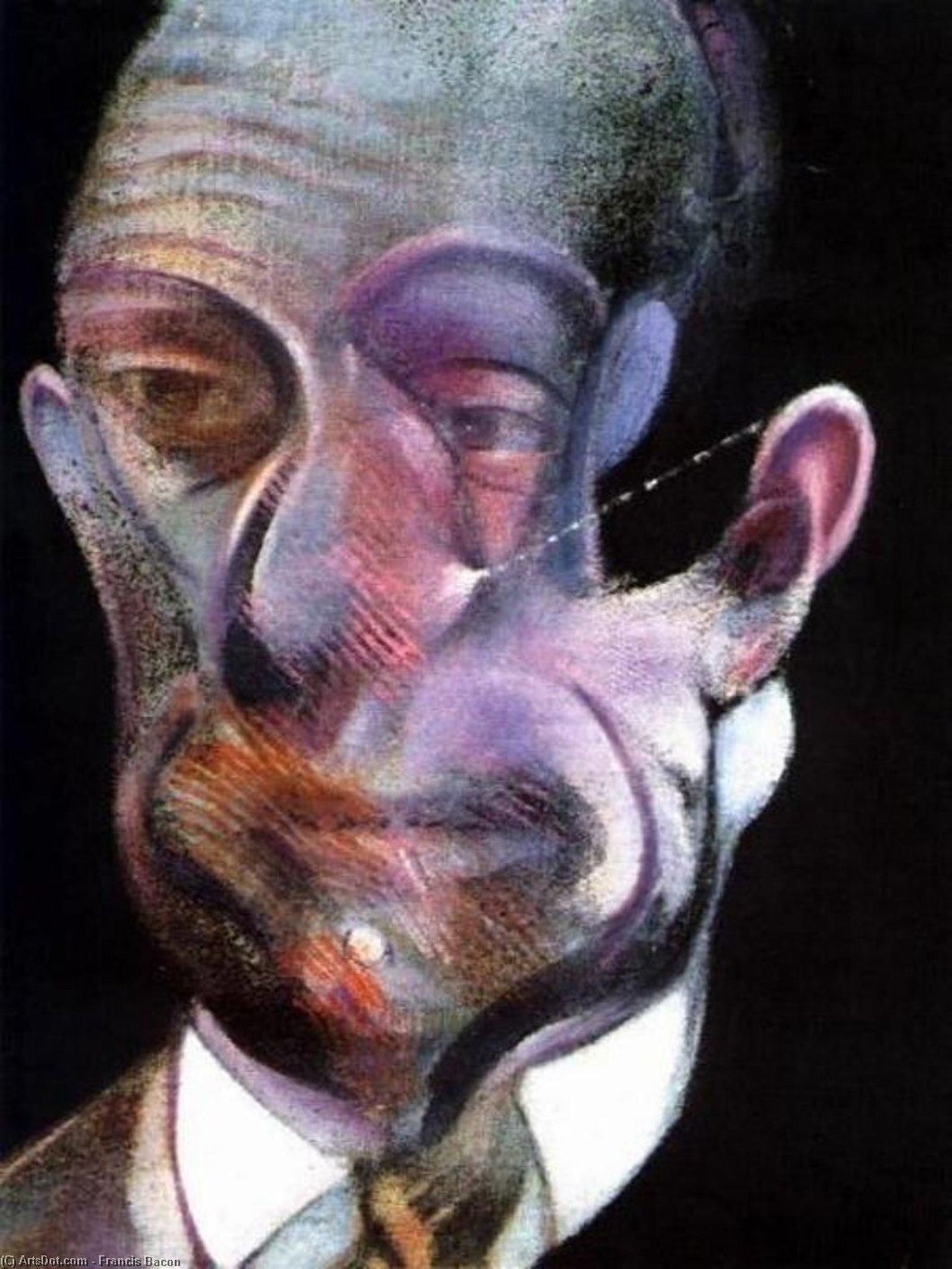 Retrato de Michel Leiris, de Francis Bacon, prestado por el Centre Pompidou.