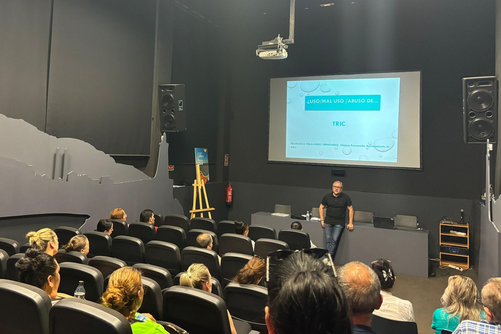 Momento del coloquio.