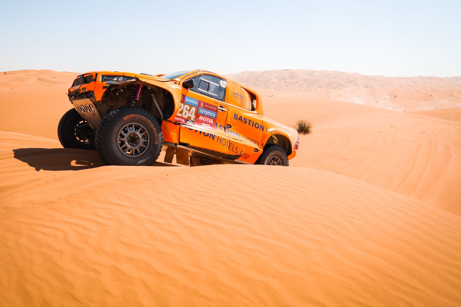 Las espectaculares imágenes del Dakar por las dunas