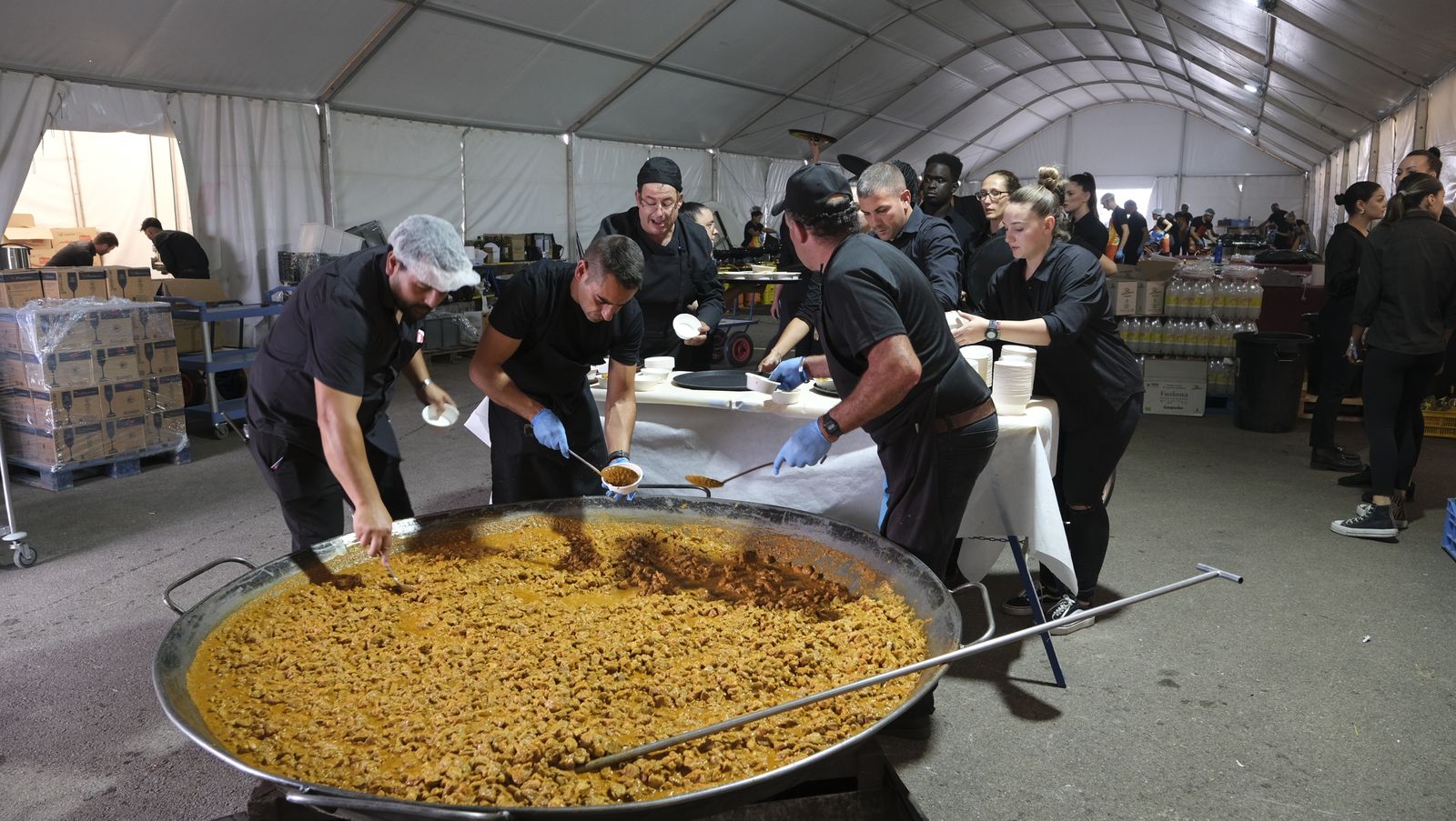 Imágenes de la comida anual de la CUCN, en Níjar