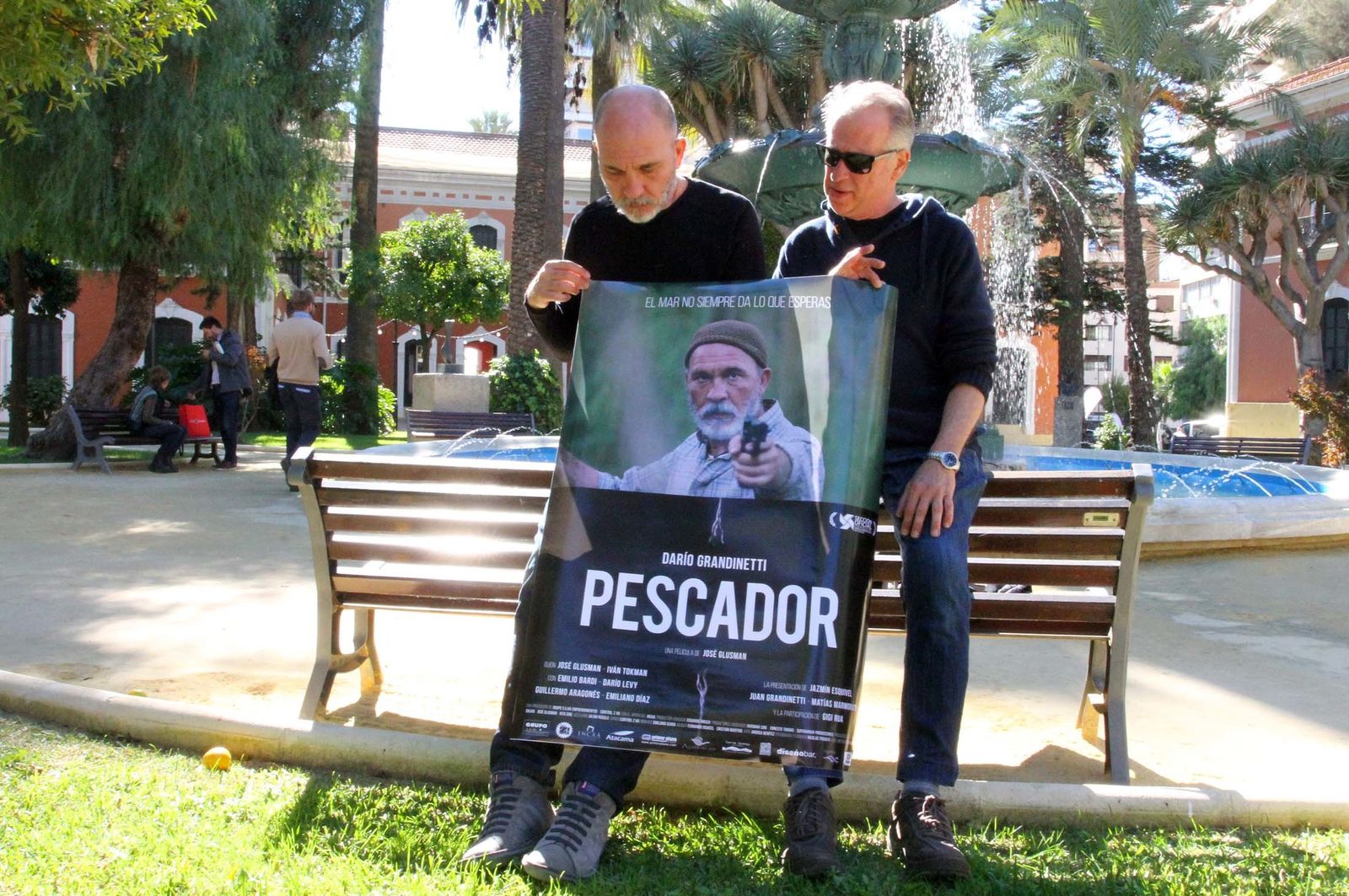 Imágenes de la entrega del premio Ciudad de Huelva a Darío Grandinetti.