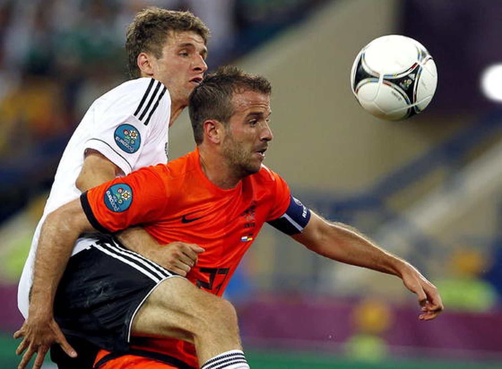 Alemania da un golpe en la mesa al vencer 1-2 a Holanda.

Foto: EFE