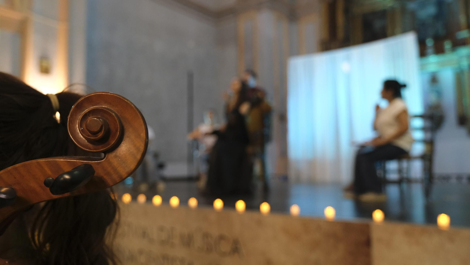 Ensayo general de la ópera de la academia musical de Vélez Blanco, en imágenes