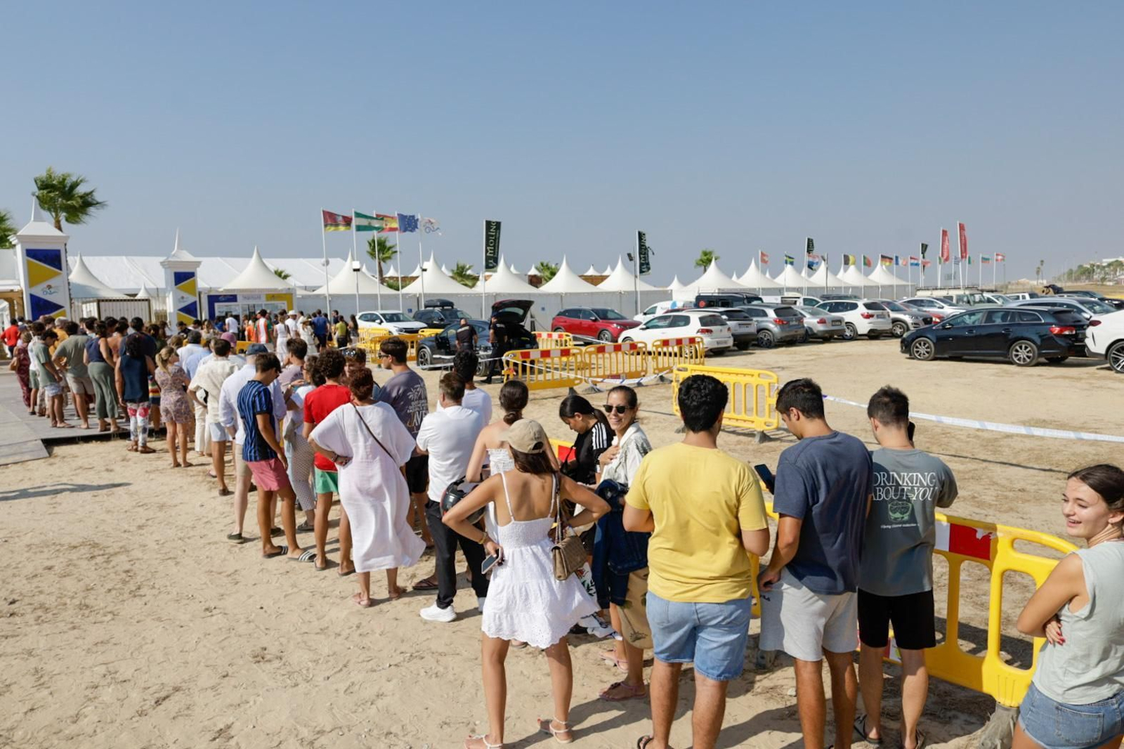 Imagen de la segunda jornada del ciclo final de las Carreras de Caballos de Sanlúcar 2025