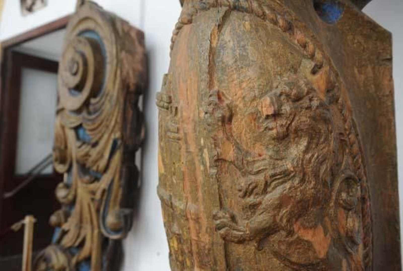 Tras un periodo de restauración, la Armada presentó el primer mascarón de proa que lució el buque escuela entre 1927 y 1936

Foto: Elias Pimentel