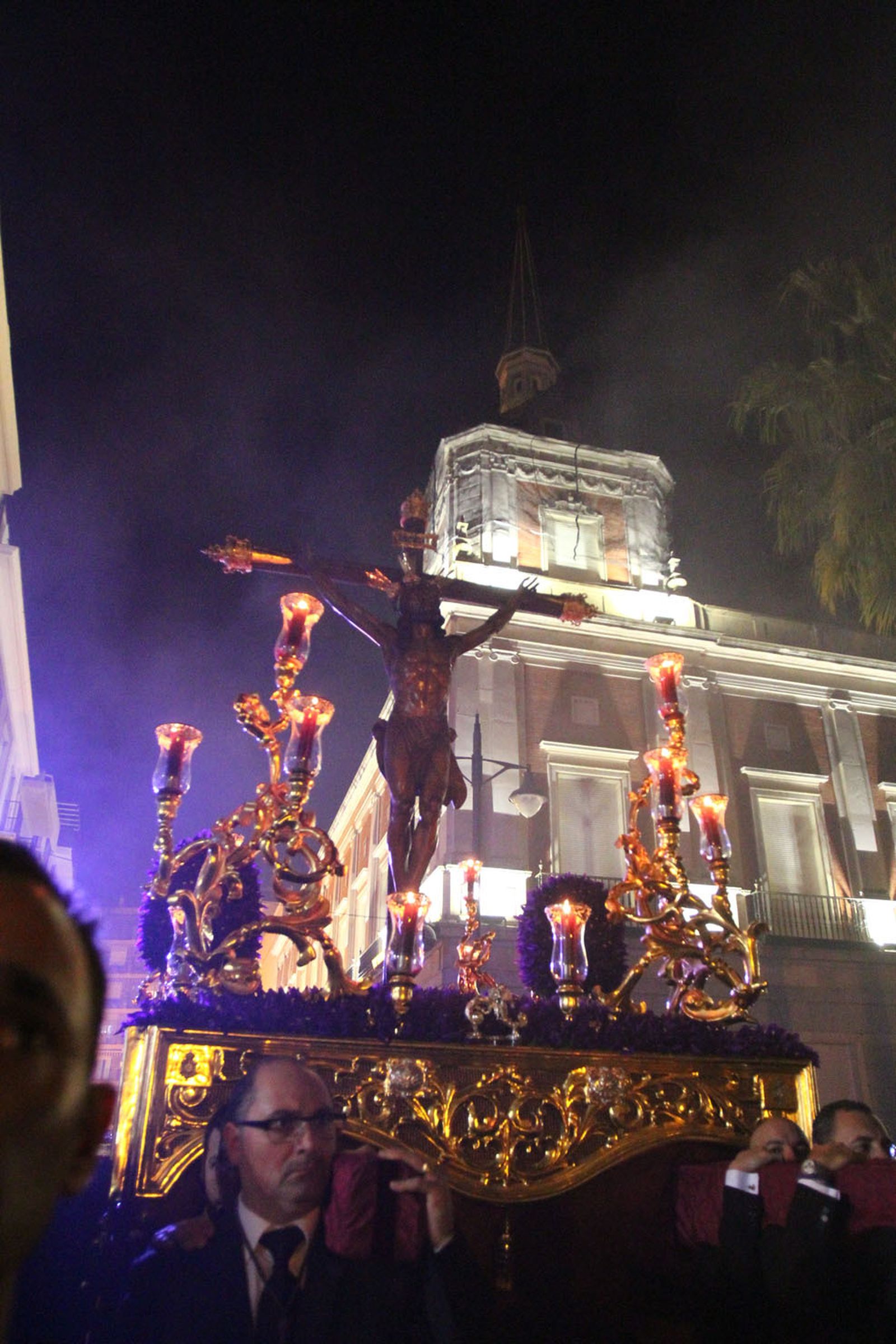 El Cristo de la Expiración preside el Vía Crucis del Consejo de Hermandades