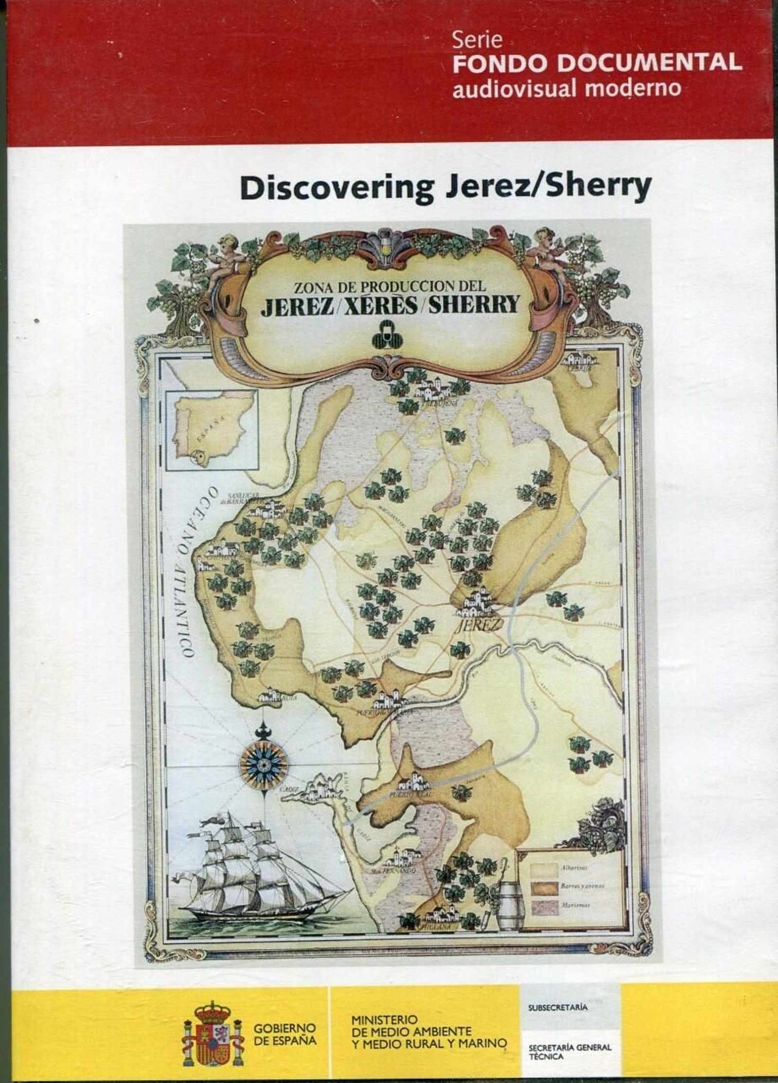Portada del dvd de ‘Discovering Jerez/ Shery’ (2009), de Paul Gormley.