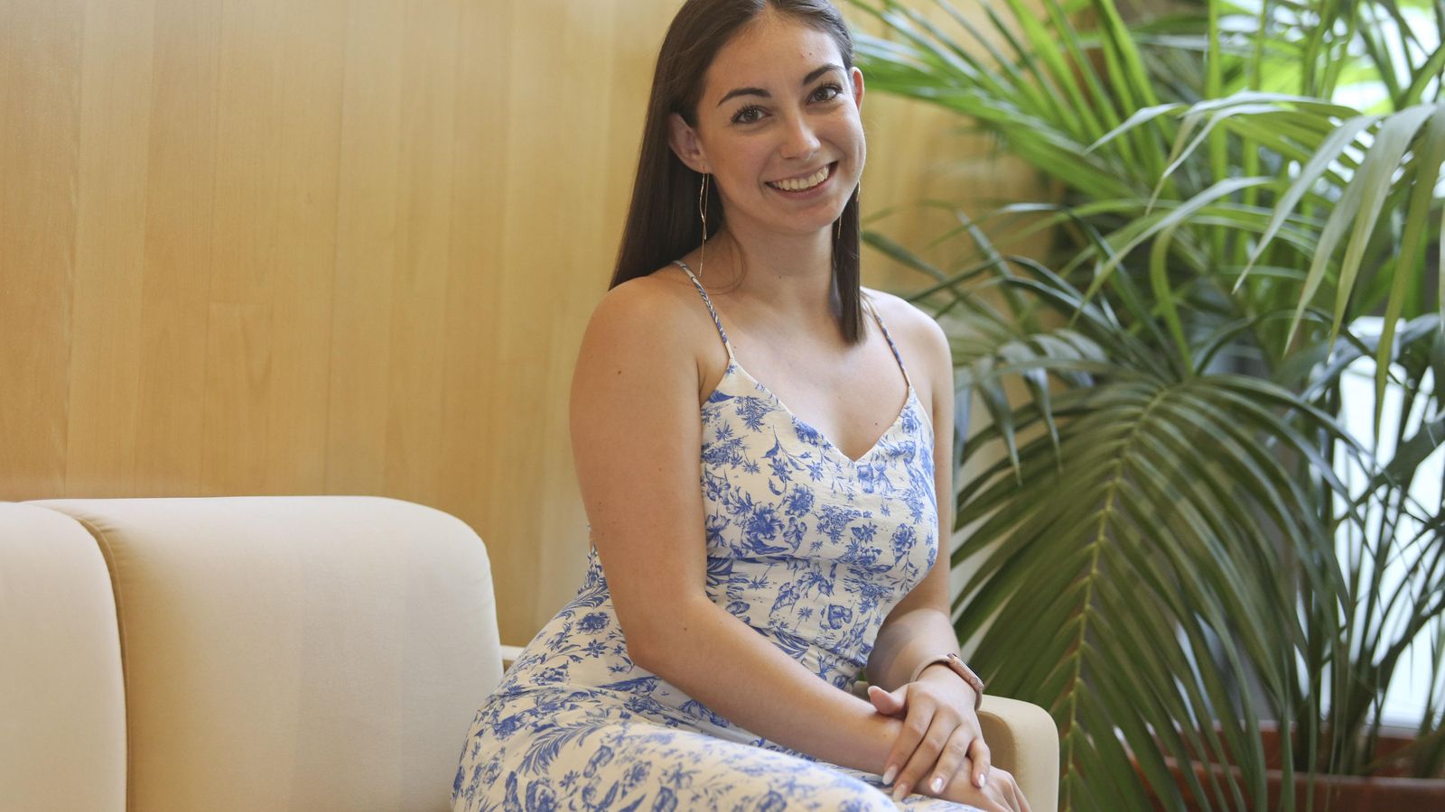 Natalia Baldizzone, en la entrevista.