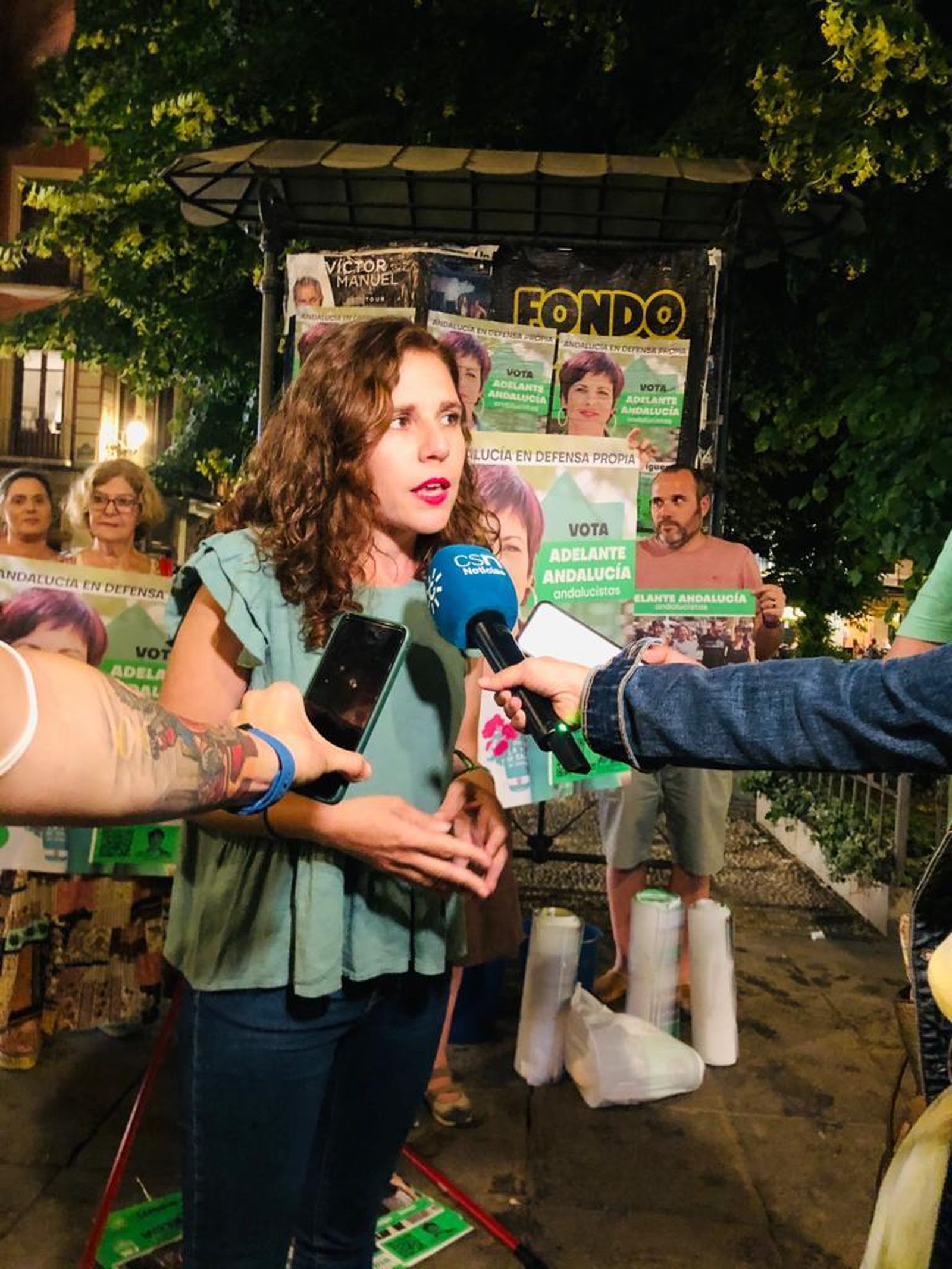 Ana Villaverde declara ante la prensa