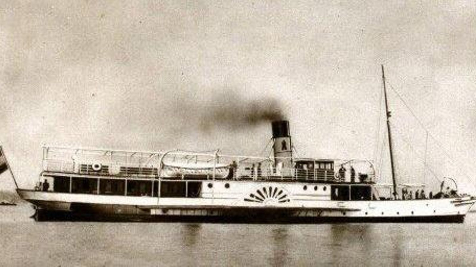 El vapor 'Margarita II', de la Sociedad Anónima de Vapores La Punta de Europa, construido en 1928 para unir los puertos de Algeciras y Gibraltar.