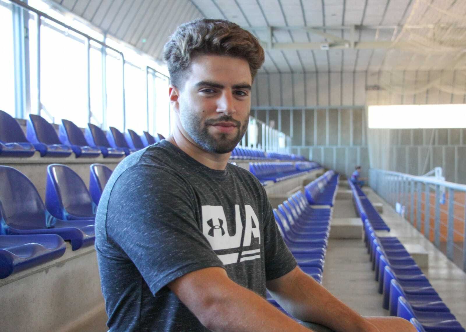 Pablo Rodríguez, autor del gol del ascenso del Chiclana CF.