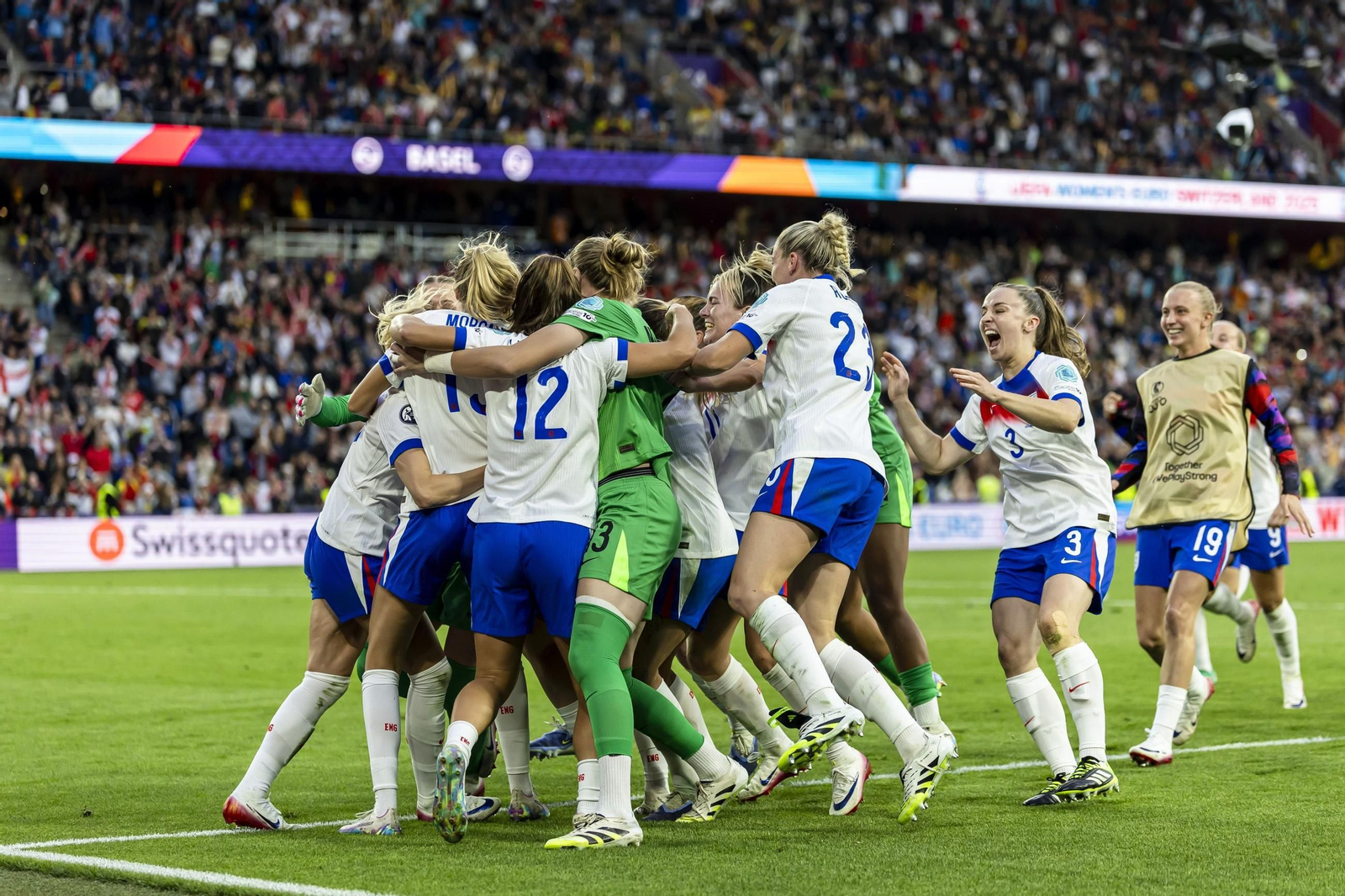 Las mejores imágenes de la final España - Inglaterra de la Eurocopa femenina
