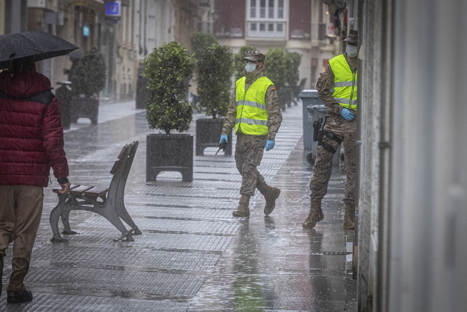 Presencia de ila Infanteria de Marina en Cádiz