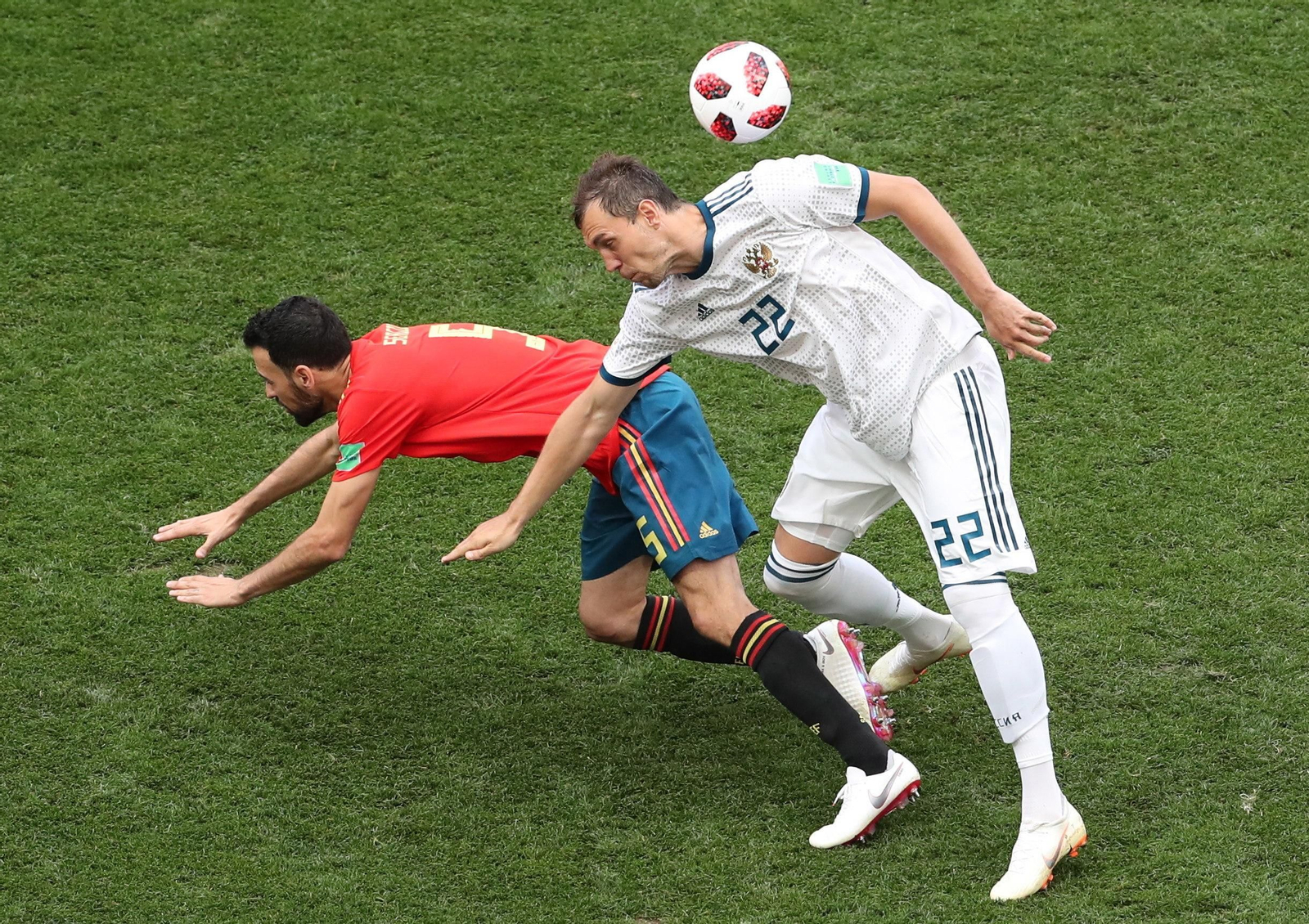 Las imágenes del España-Rusia