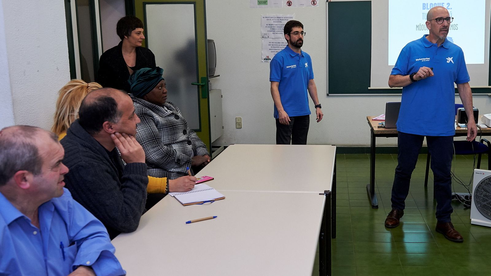 Un taller de Educación Financiera de La Caixa