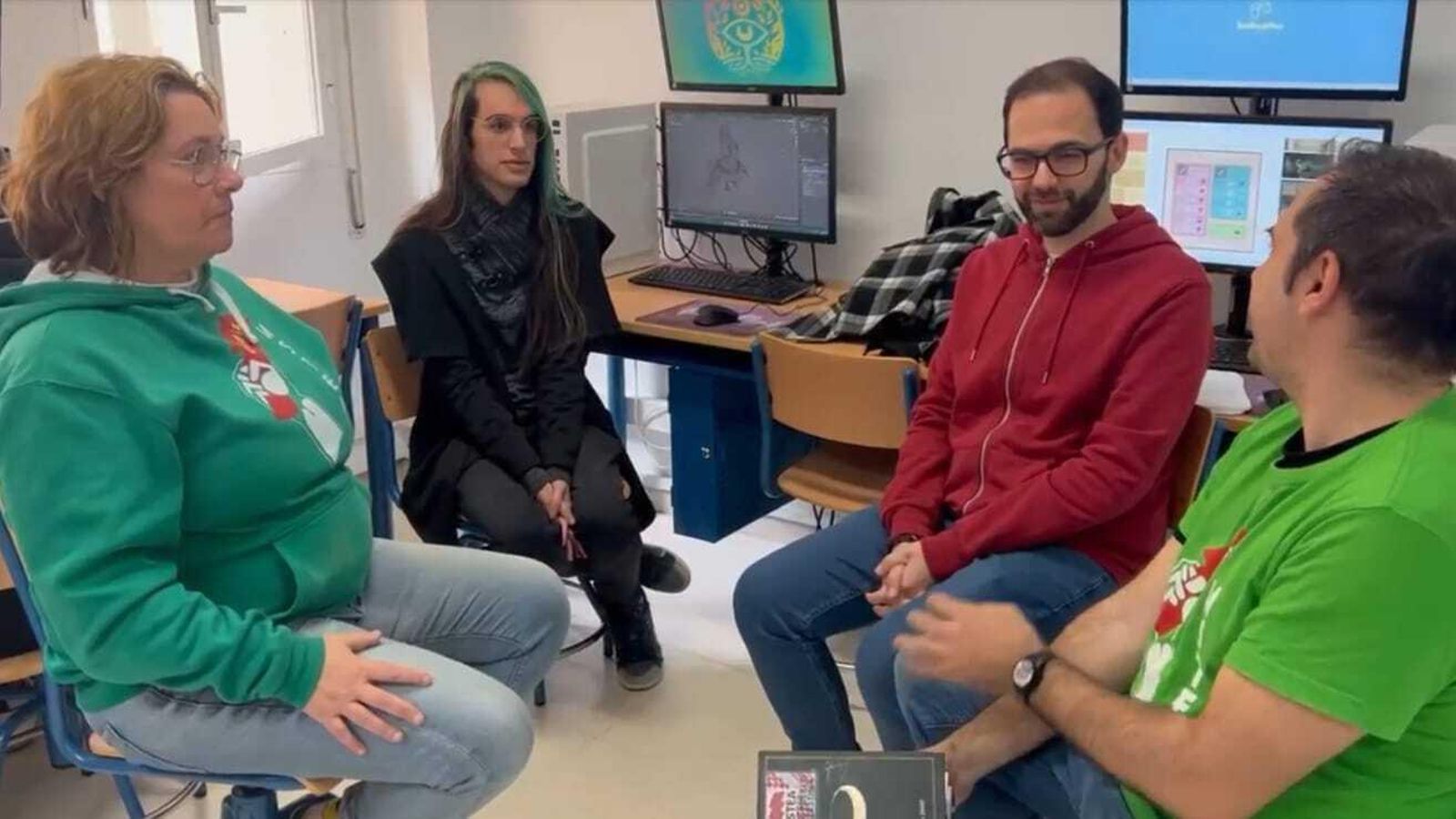 El equipo del Rafael Alberti, en uno de sus encuentros El equipo del Rafael Alberti, en uno de sus encuentros
