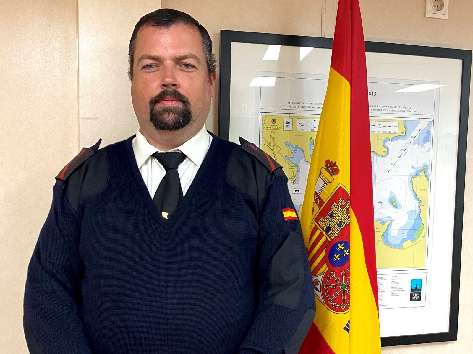 El marinero Daniel Santos.