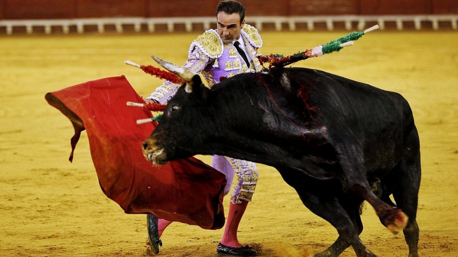 Enrique Pozo, este sábado en la Plaza de Toros de El Puerto.