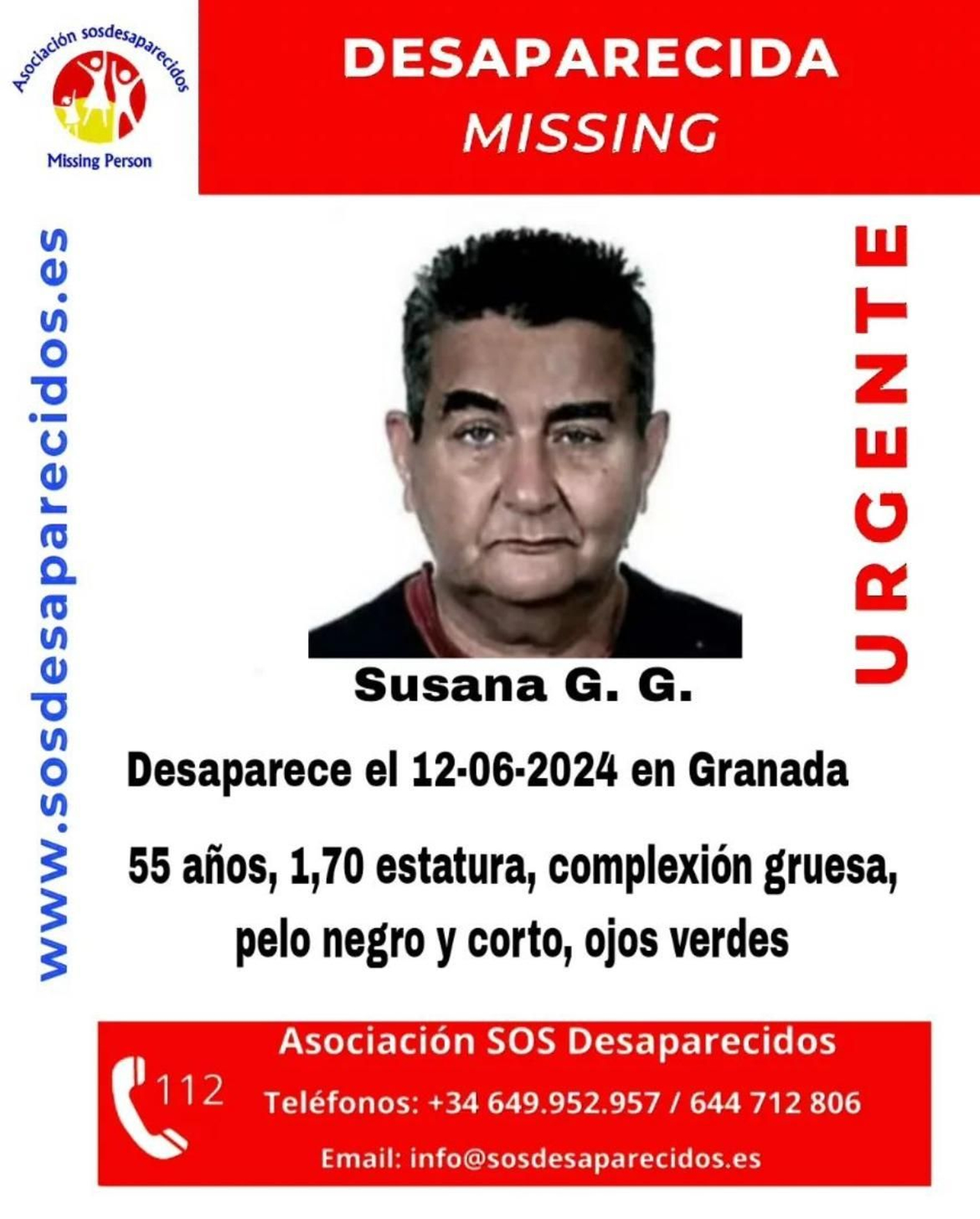 Cartel de la desaparecida