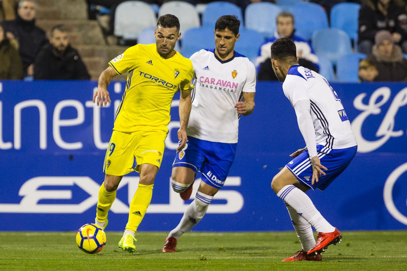 Las imágenes del Zaragoza-Cádiz