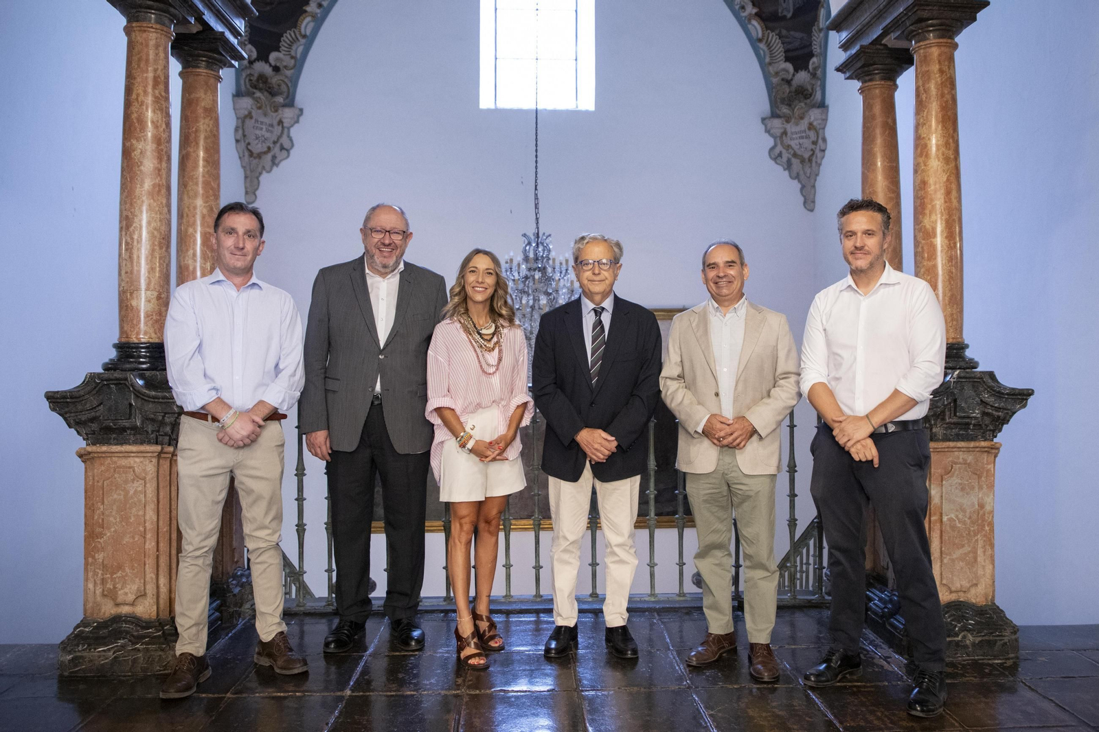 Firma del convenio entre la Diputación y la Universidad.