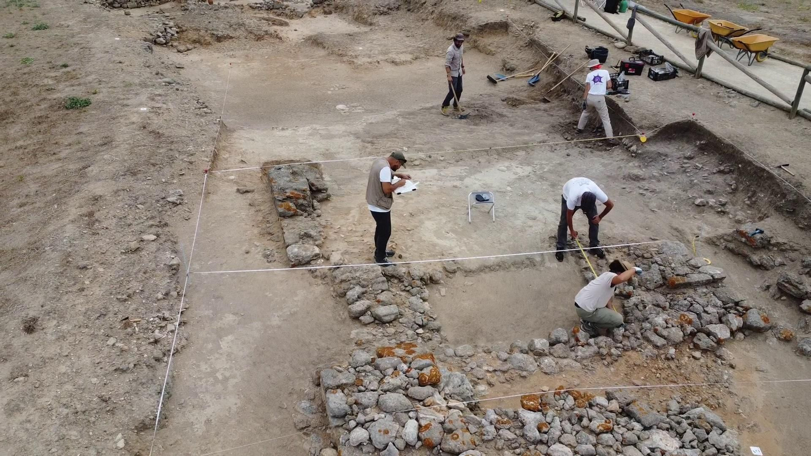 Trabajos en el Castillo de Doña Blanca, en El Puerto