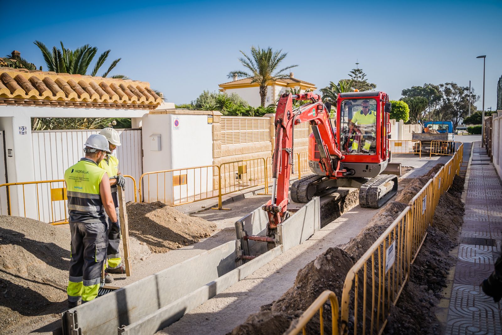 Así avanzan los trabajos.