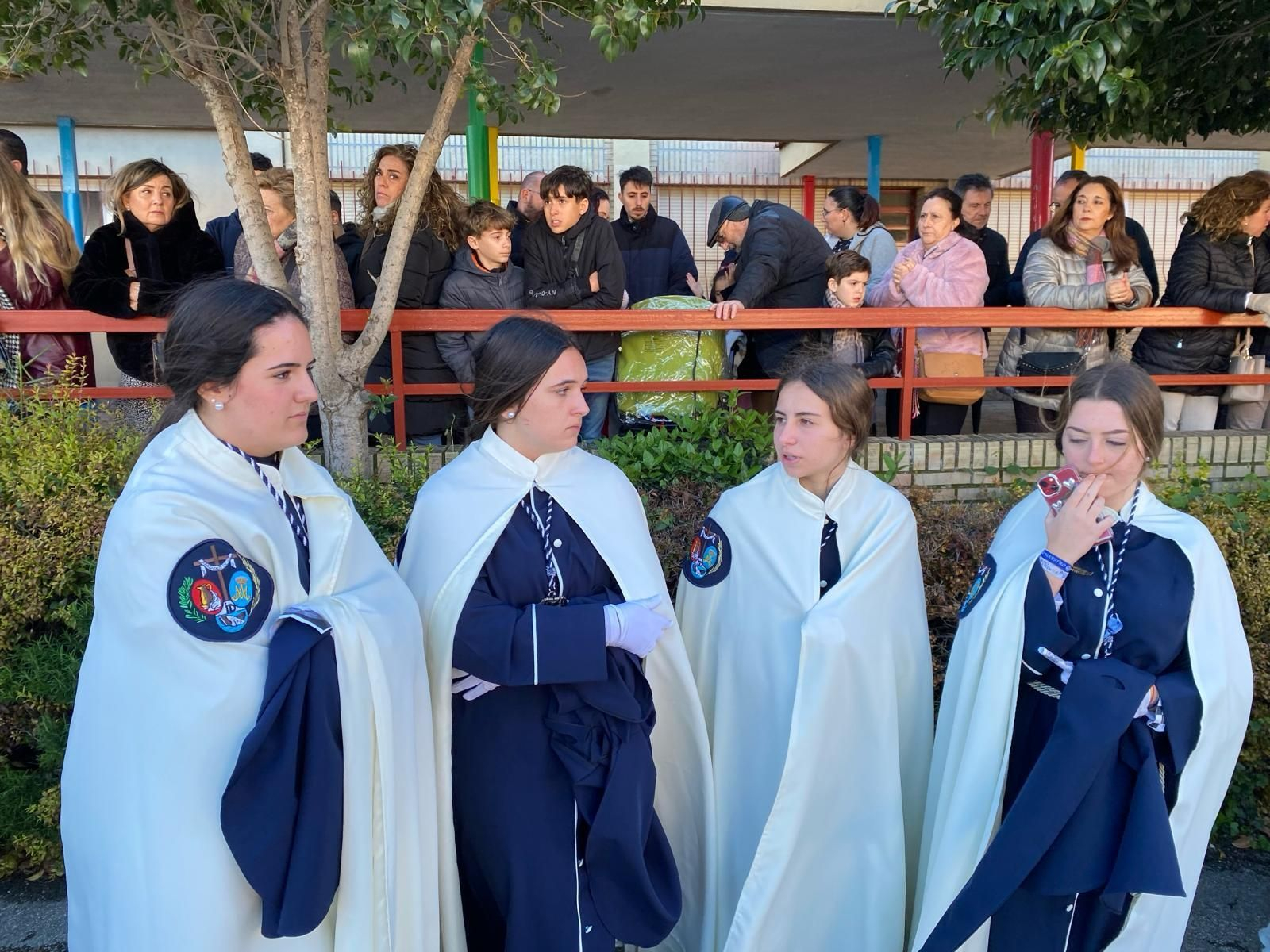 En imágenes: Divino Maestro cancela su estación de penitencia