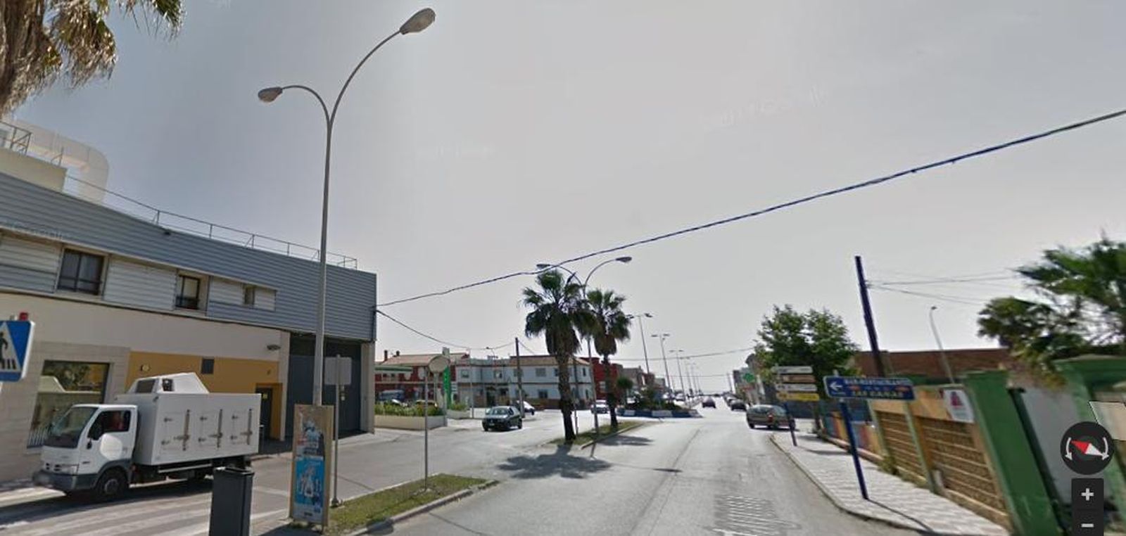 La calle Cartagena de La Línea.