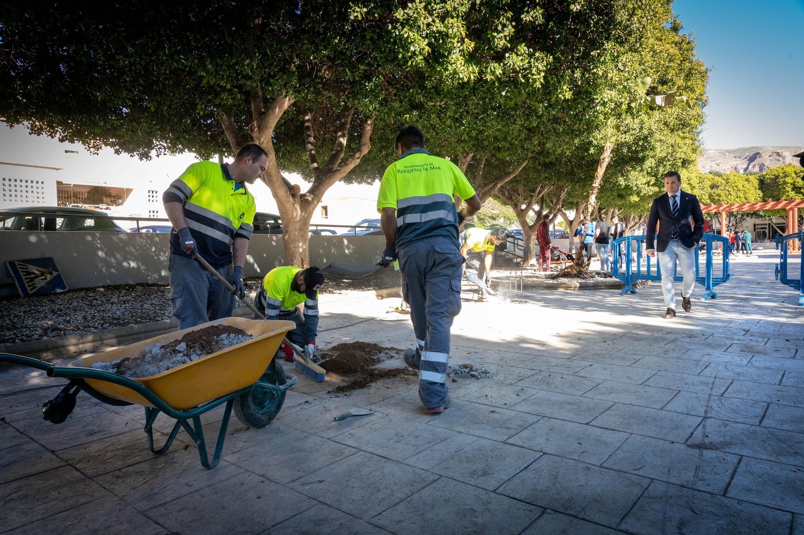 Mantenimiento de las infraestructuras municipales.