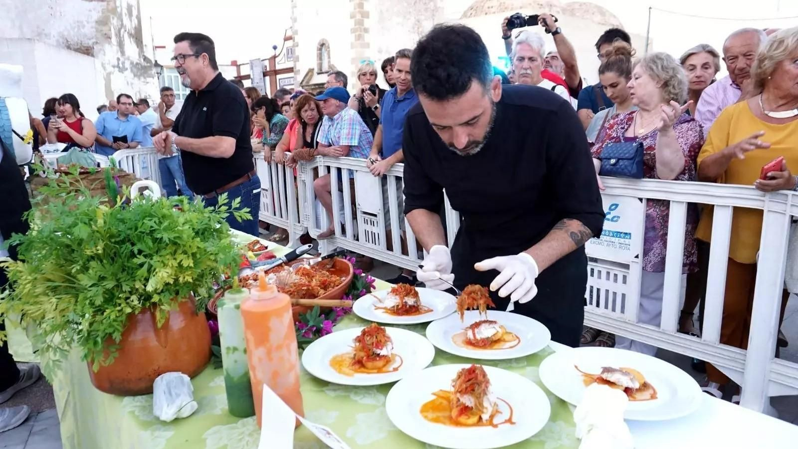 Imagen del concurso de 'Urta a la roteña' en otra edición.