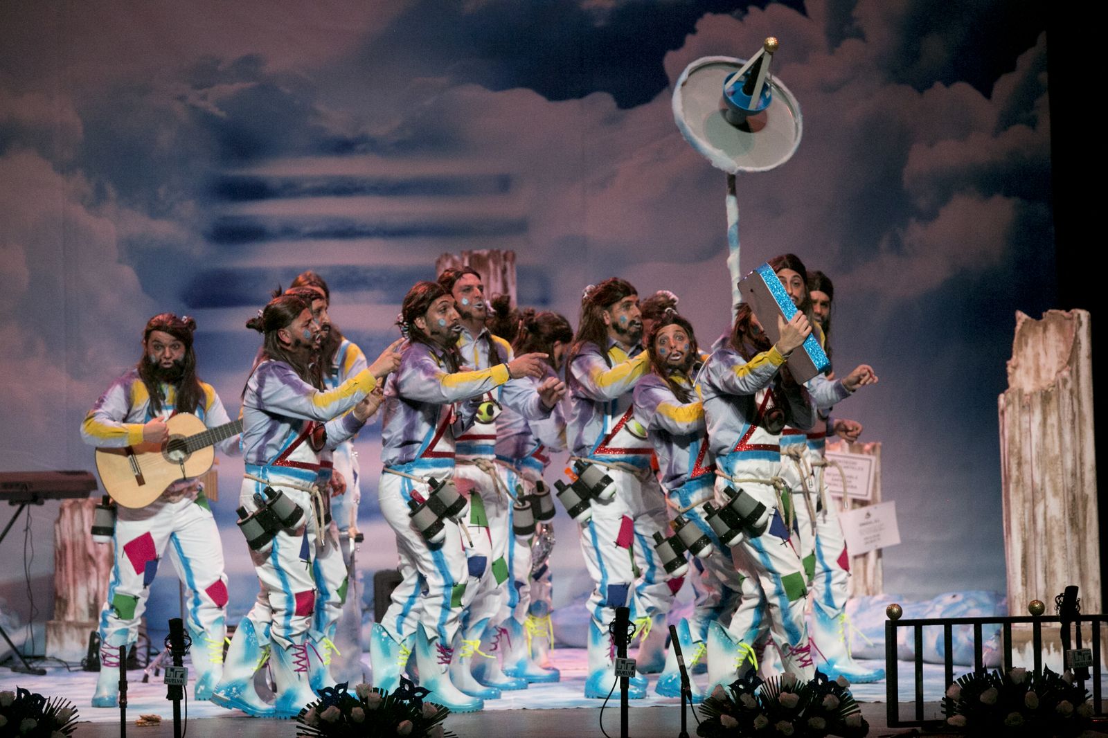 La murga 'Deja de pedir, que no soy Cofidís', de Punta Umbría