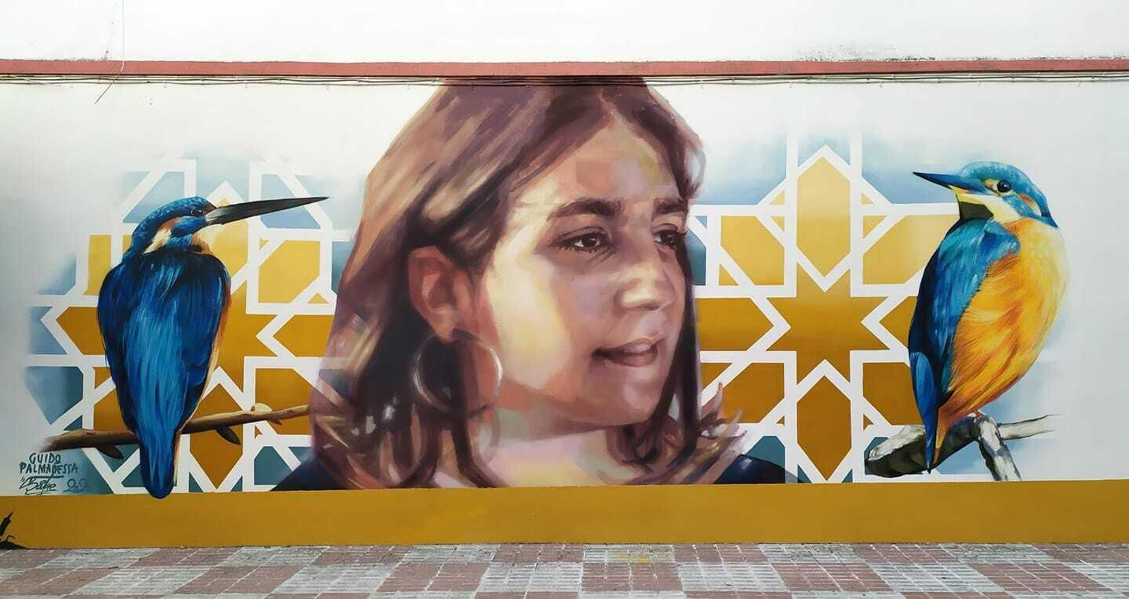 Una ruta por las obras de Sake Ink, el baenense que aspira a convertirse en mejor muralista del mundo