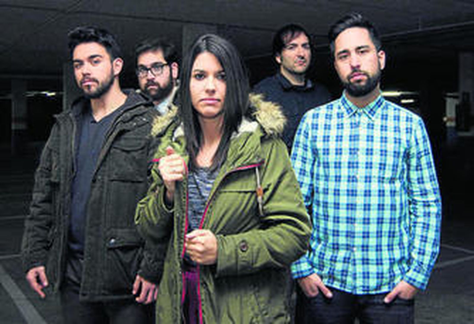 Los miembros de la banda Turmalina.