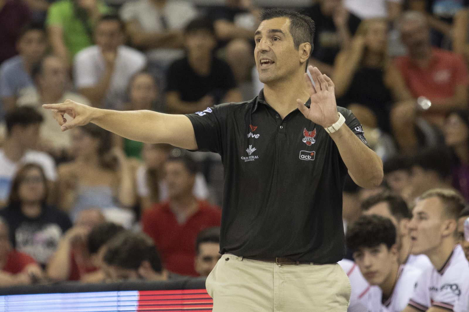 Pablo Pin, durante el partido de este miércoles