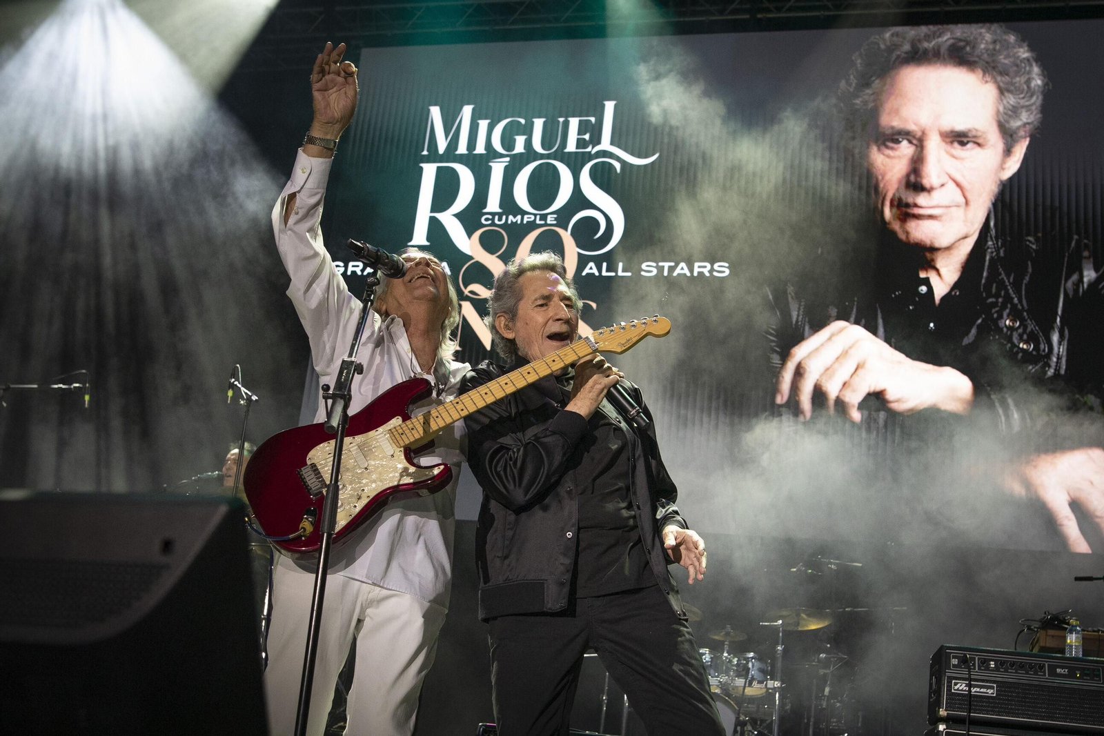 Así ha sido la fiesta rockera de cumpleaños de Miguel Ríos