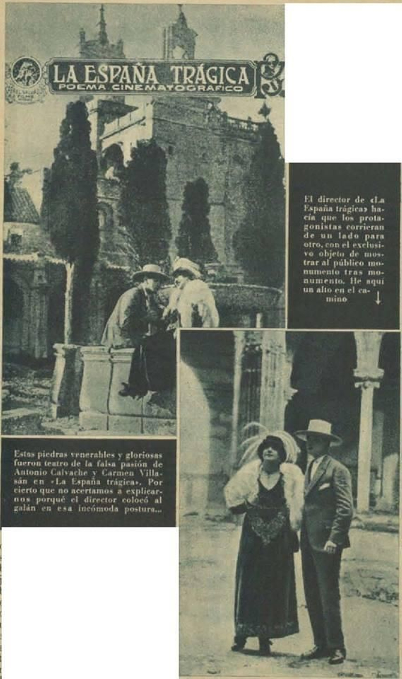 Escenas del rodaje de la España trágica en la Cartuja jerezana, 1918. Escenas del rodaje de la España trágica en la Cartuja jerezana, 1918.