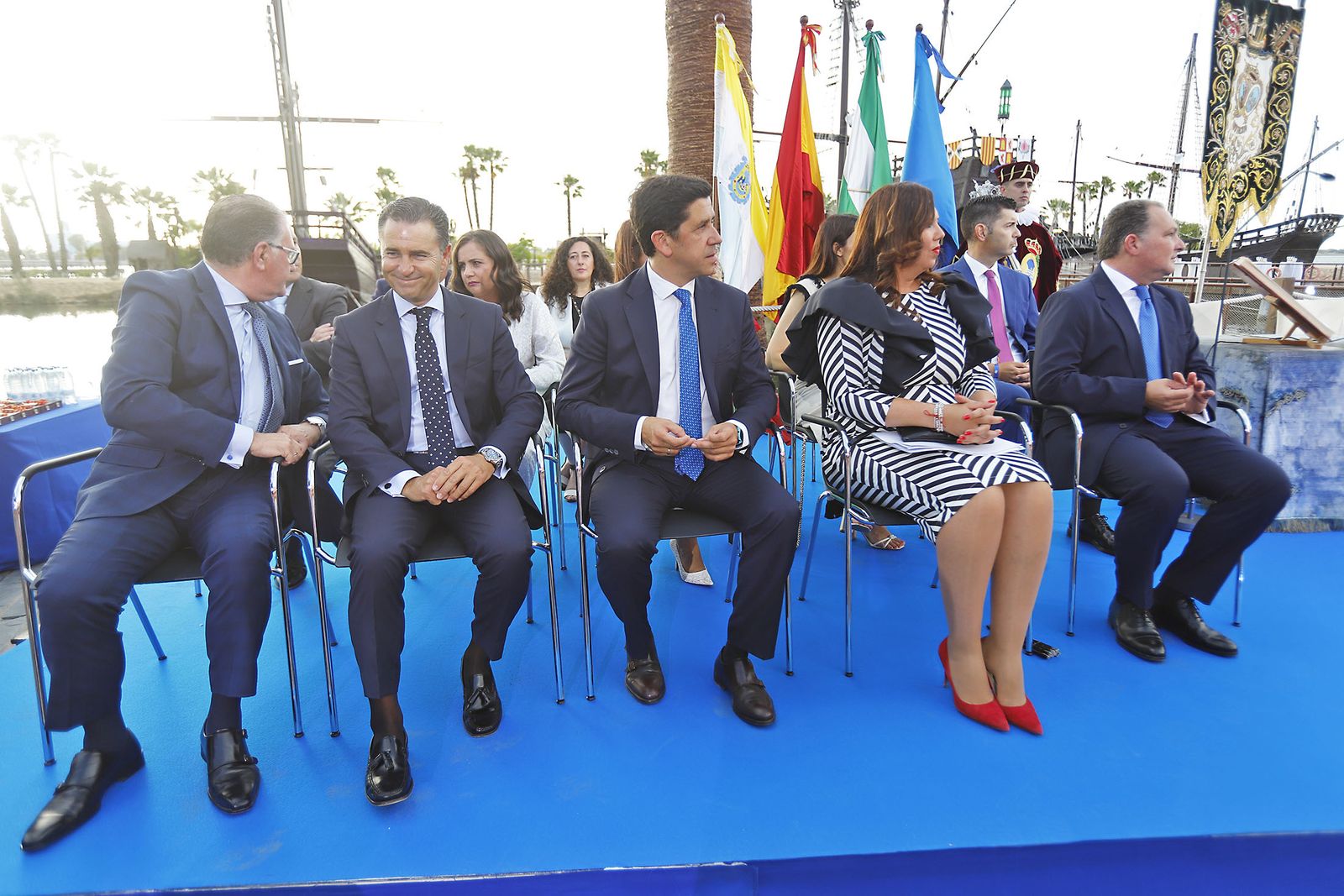 Imágenes de la constitución de la Diputación de Huelva