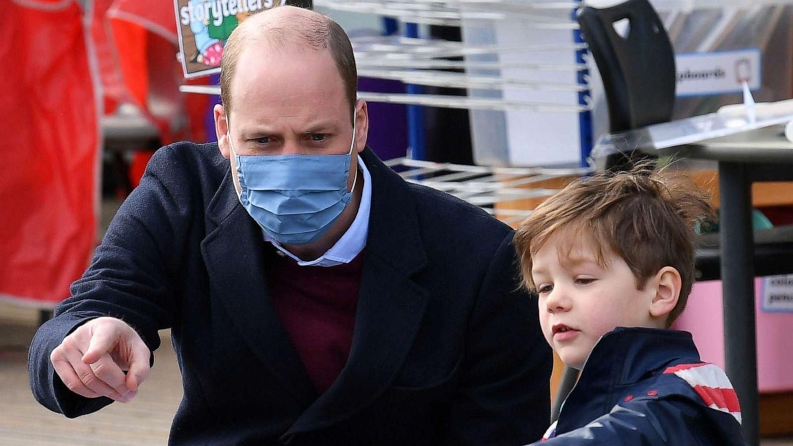 El príncipe Guillermo, este jueves, en una visita oficial.