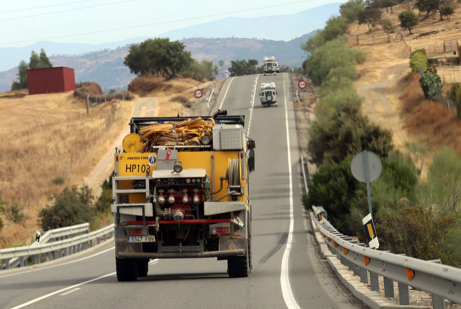 Imagen de archivo. Un vehículo del Infoca.