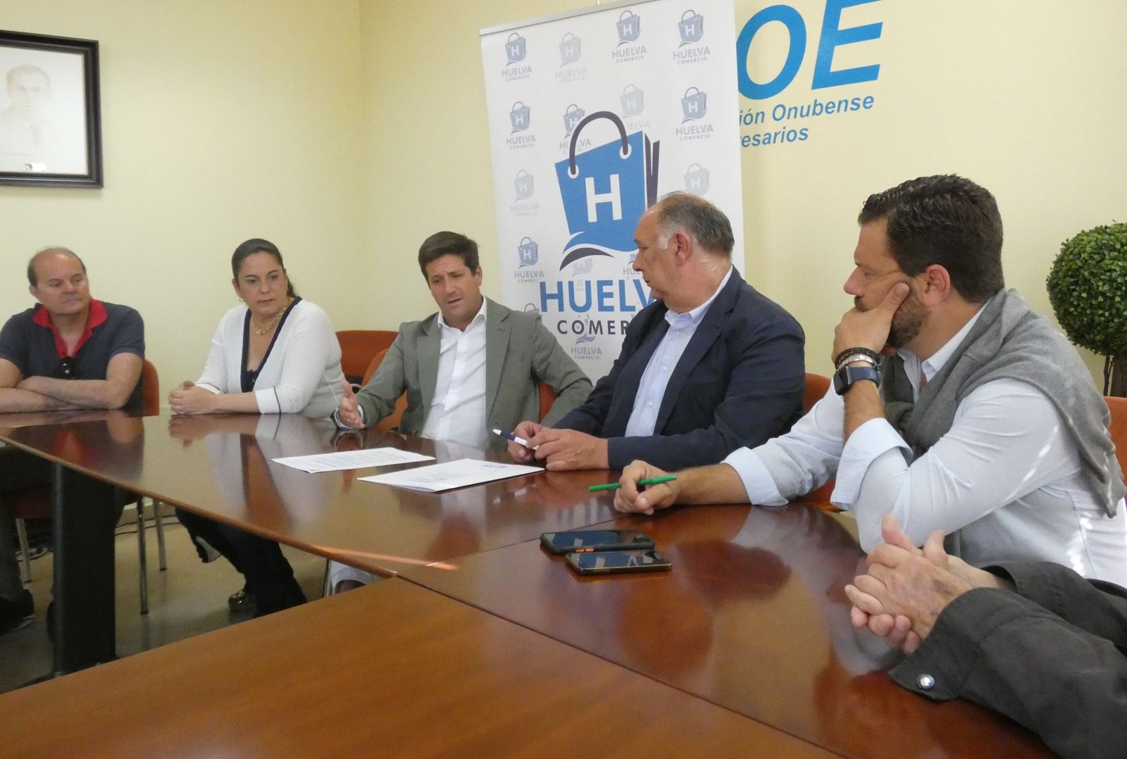 Reunión de Ciudadanos con la Asociación Huelva Comercio