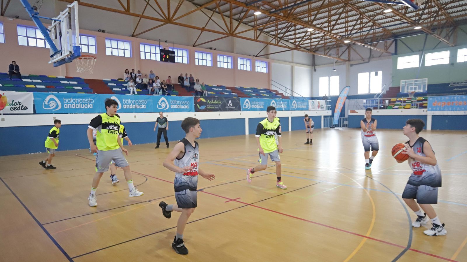 Tercera jornada del campeonato de Andalucía de Baloncesto infantil masculino en La Línea