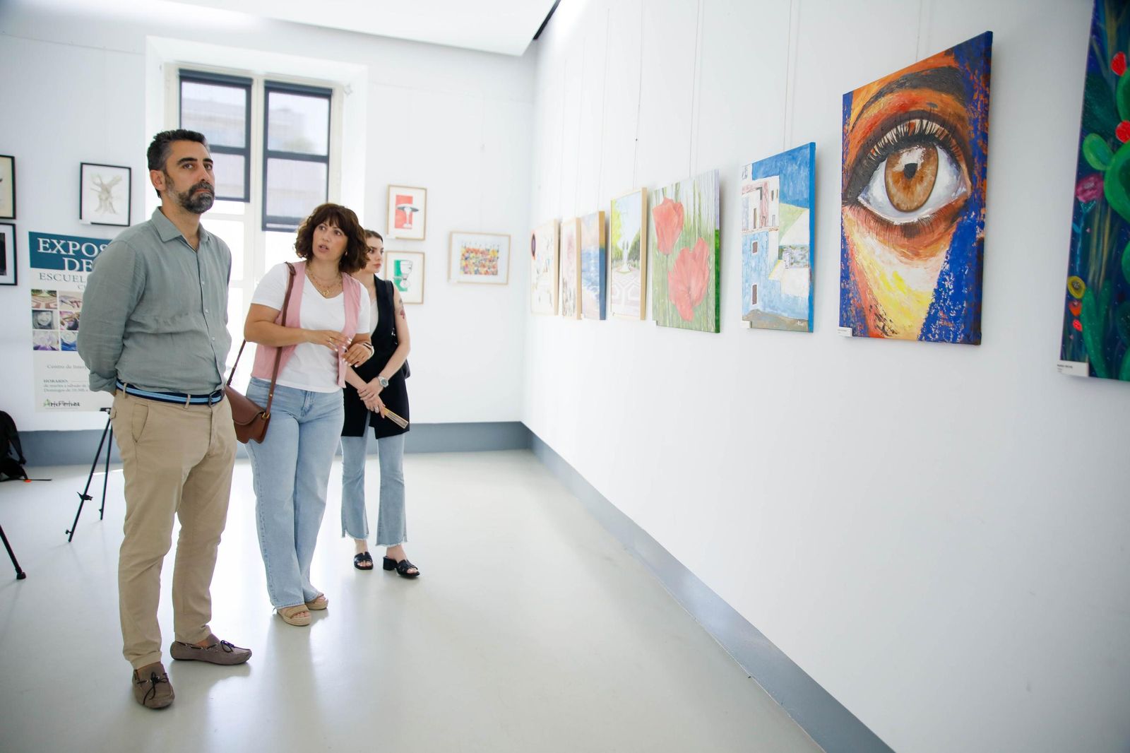 Exposición Arte Pintura de la sala Jairán, en imágenes