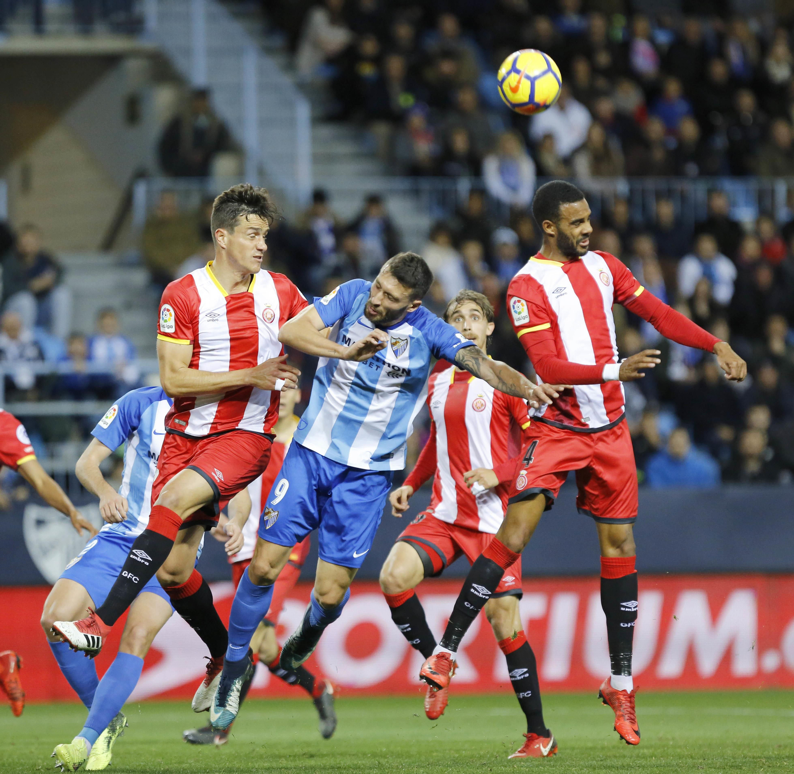Las imágenes del Málaga-Girona