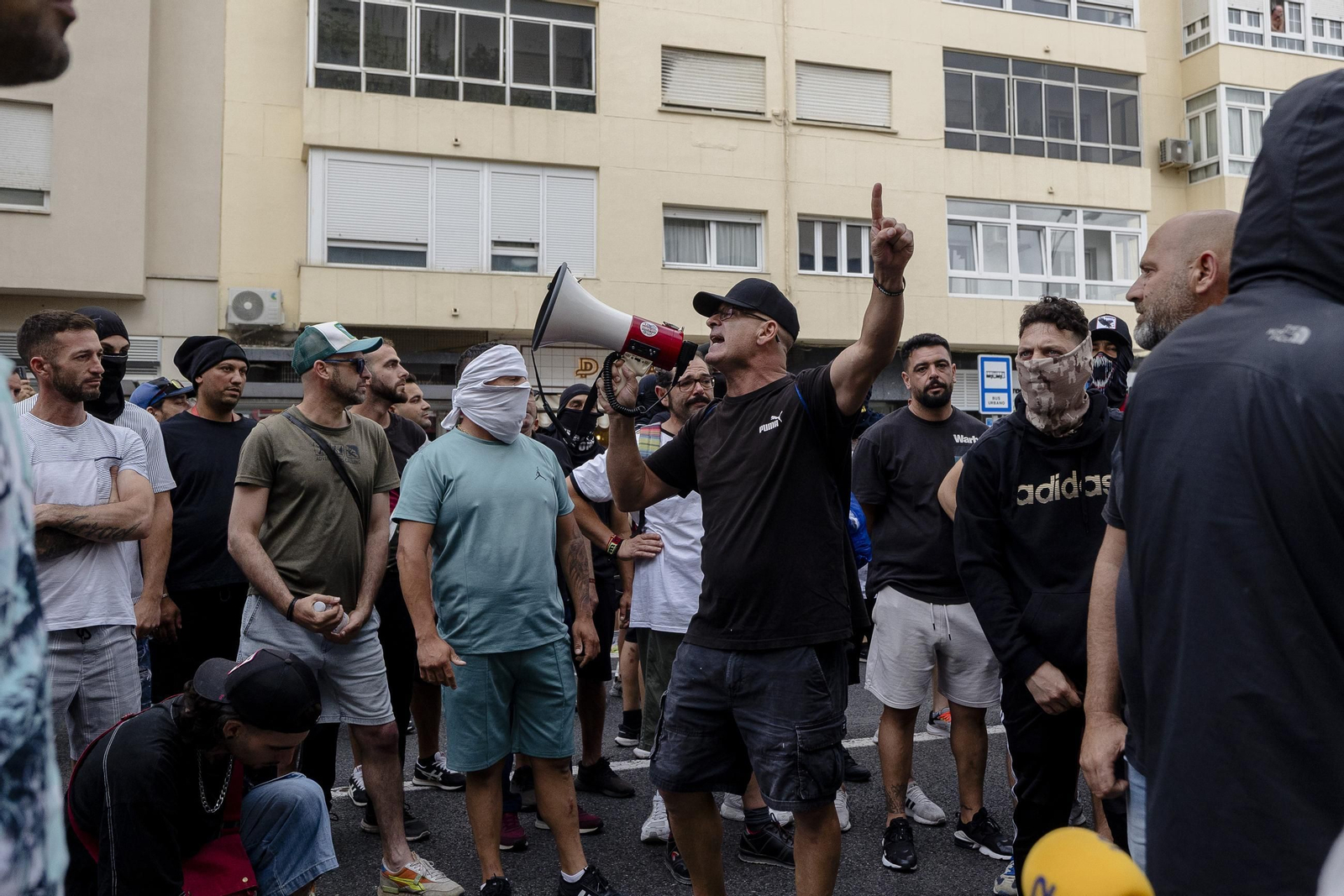Imágenes del segundo día de huelga de los trabajadores del sector del metal en Cádiz